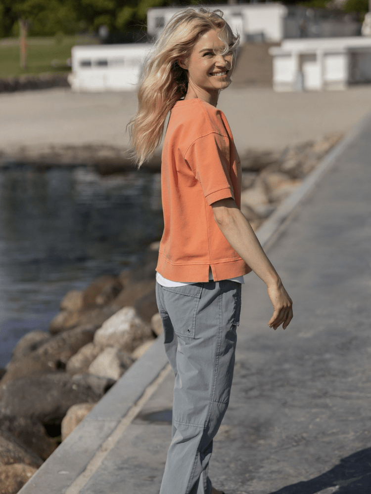 Jade ankle cut Pants - Dame - Silver Pine - Gumpel & Co