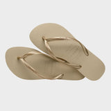 Slim Klipklapper - Dame - SandGrey/L.Gold - Gumpel & Co