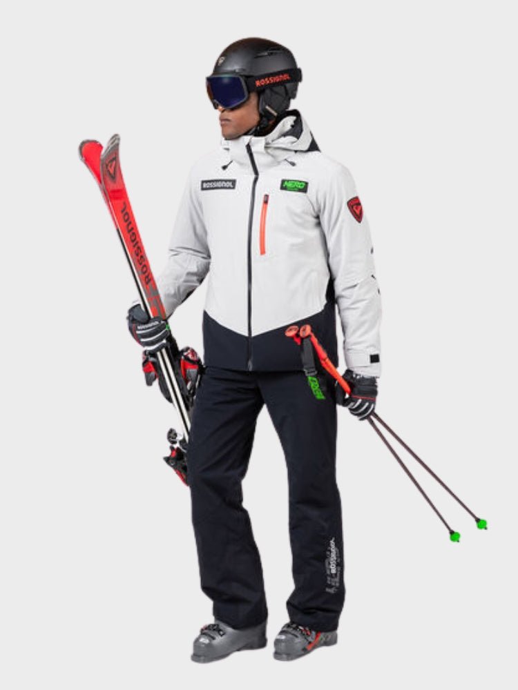 Hero Blackside Insulated Skijakke - Herre - Soft Grey - Gumpel & Co