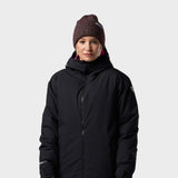 Puffy Isoleret Parka Skijakke - Dame - Black