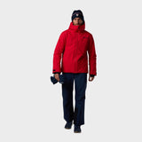 Rochrun Isoleret Skijakke - Herre - Sport Red Solid