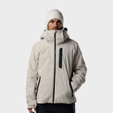 Corduroy Isoleret Skijakke - Herre - Silver Cloud