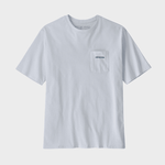 Patagonia Responsibili Tshirt - Herre - Boardshort Logo / Hvid