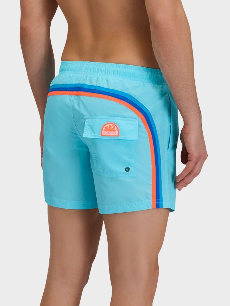 Sundek Iconic Stretch Waist Mid Length Badebukser - Herre - Lunar
