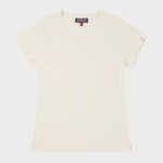 Linen Tee - Dame - Natural - Gumpel & Co
