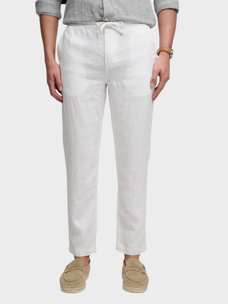 SUPERDRY Merchant Linen Bukser - Herre - Optic