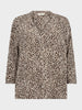 Adney Bluse - Dame - DESERT TAUPE W. MOONBEAM