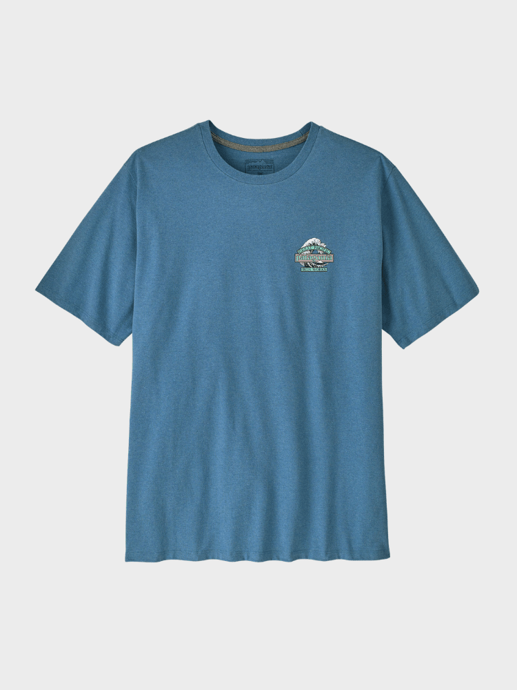 Great Waves Responsibili - Tshirt - Herre - Shore Blue - Gumpel & Co