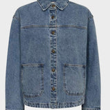 Kalia Jakke - Dame - MEDIUM BLUE DENIM
