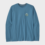 Long - Sleeved Great Waves Responsibili - Tshirt - Herre - Shore Blue - Gumpel & Co