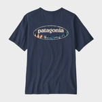 95 Oval Logo Tshirt - Herre - New Navy / Kaleido - Gumpel & Co