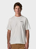 P6 Logo Responsibili T shirt - Herre - Fiber White
