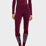 Womens Thermozone 3/4 Tights Wool - Tech - Barolo - Gumpel & Co