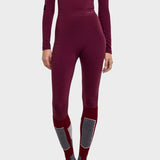 Womens Thermozone 3/4 Tights Wool - Tech - Barolo - Gumpel & Co