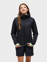 Freelight Reversible Midlayer med Hætte - Dame - Sort