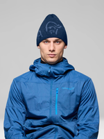 /29 mid merinoUll logo Hue - Unisex - Indigo Night Melange