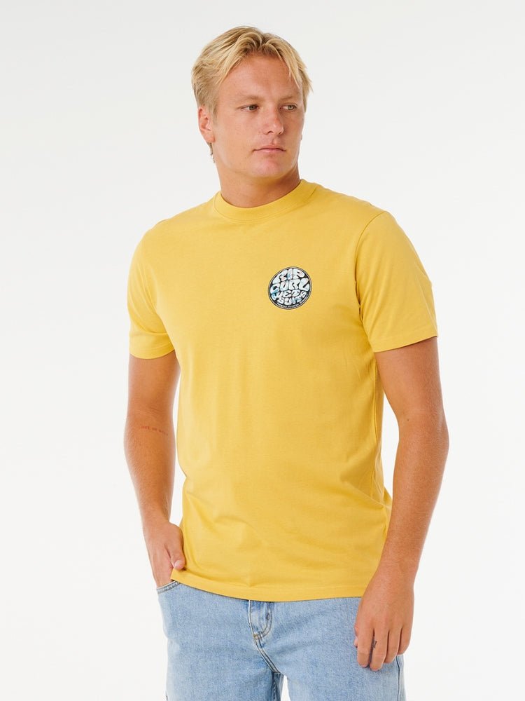 Wettie Passage Icon T shirt - Herre - Ochre - Gumpel & Co