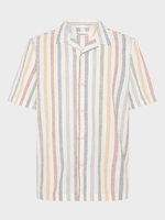 Skjorte m/korte ærmer - Herre - Multi color stripe