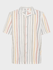 Skjorte m/korte ærmer - Herre - Multi color stripe