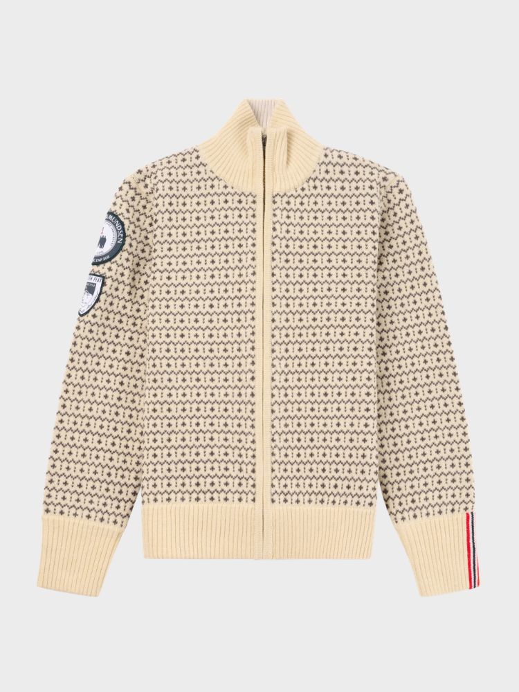 W Heroes Of Telemark Full Zip - Dame - Natural