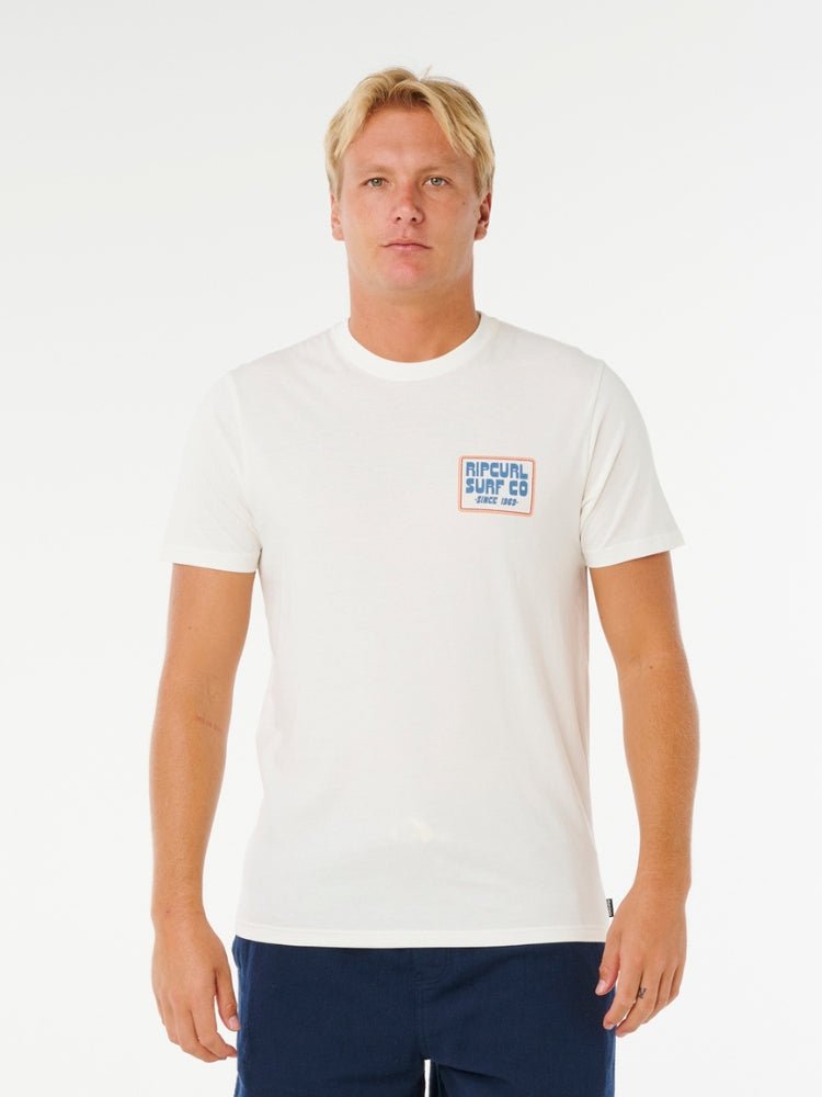 Pacific Rinse Sunrise T shirt - Herre - Bone - Gumpel & Co