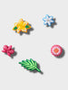 5 Pack Jibbits - Tropical Flower Bunch