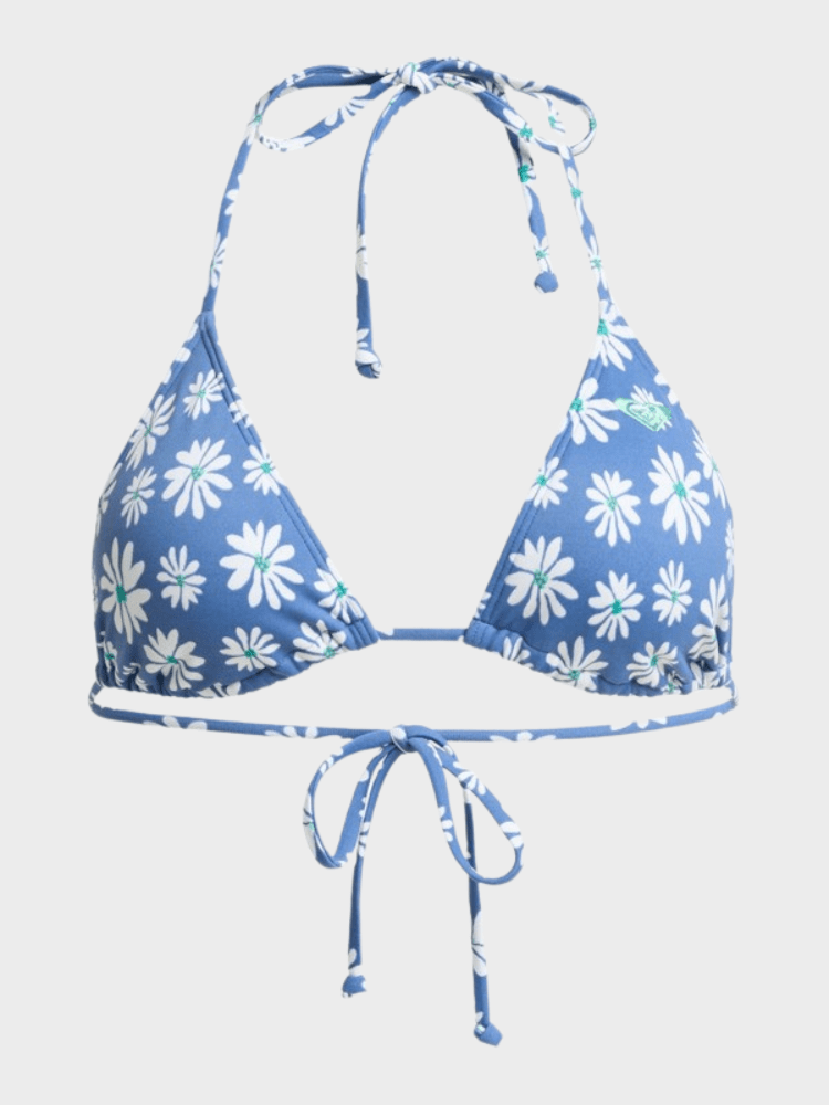Pt Essentials Tiki Tri Bikini Top - Dame - Dutch Blue Flower Soul Small - Gumpel & Co