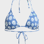 Pt Essentials Tiki Tri Bikini Top - Dame - Dutch Blue Flower Soul Small - Gumpel & Co