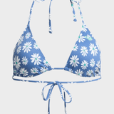 Pt Essentials Tiki Tri Bikini Top - Dame - Dutch Blue Flower Soul Small - Gumpel & Co