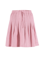 Anemone linen Skirt - Dame - Soft Pink melange