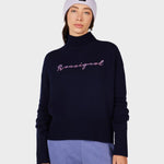 Signature Sweater - Dame - Dark Navy - Gumpel & Co