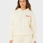 Rip Curl Surf Puff Heritage Hood Hoodie - Dame - Cayenne