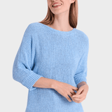 Freequent Tapper Bluse - Dame - BLUE BELL