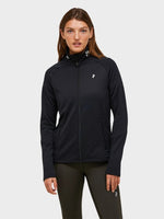 Rider Essentials Midlayer m/lynlås - Dame - Sort / Sort
