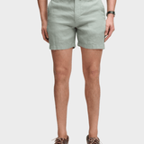 SUPERDRY Merchant Linen Shorts - Herre - Bay Green