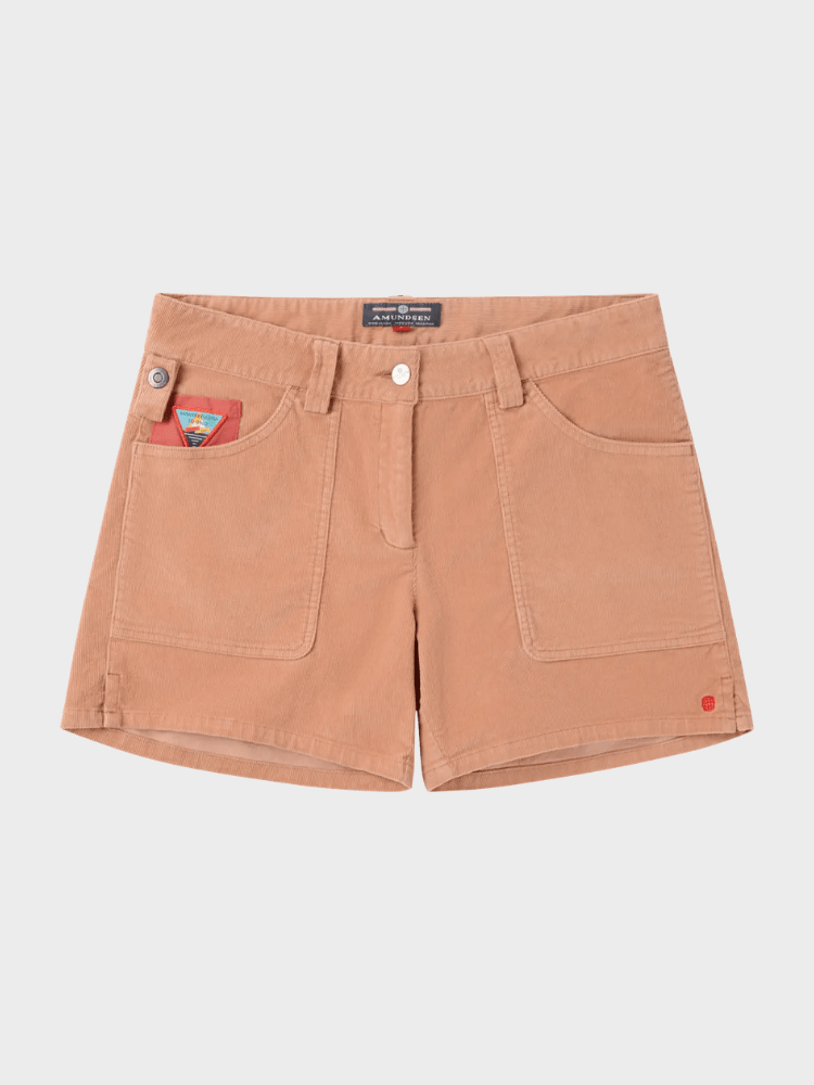 W 5 Inch Concord Dyed Shorts - Dame - Apricot - Gumpel & Co