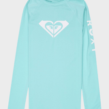 Whole Hearted Langærmet UV trøje - Pige - Aqua Splash - Gumpel & Co