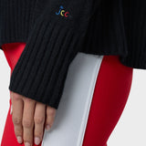 JCC Turtle Neck Strik - Dame - Black
