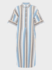 Skjortekjole - Dame - Multi color stripe