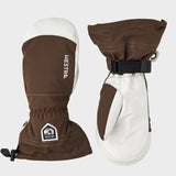 Army Leather Heli Mitt Skivanter - Unisex - Espresso