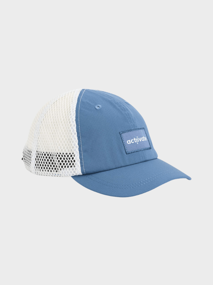 Blaze Foldable Solid Trucker Cap - Unisex - Blue - Gumpel & Co