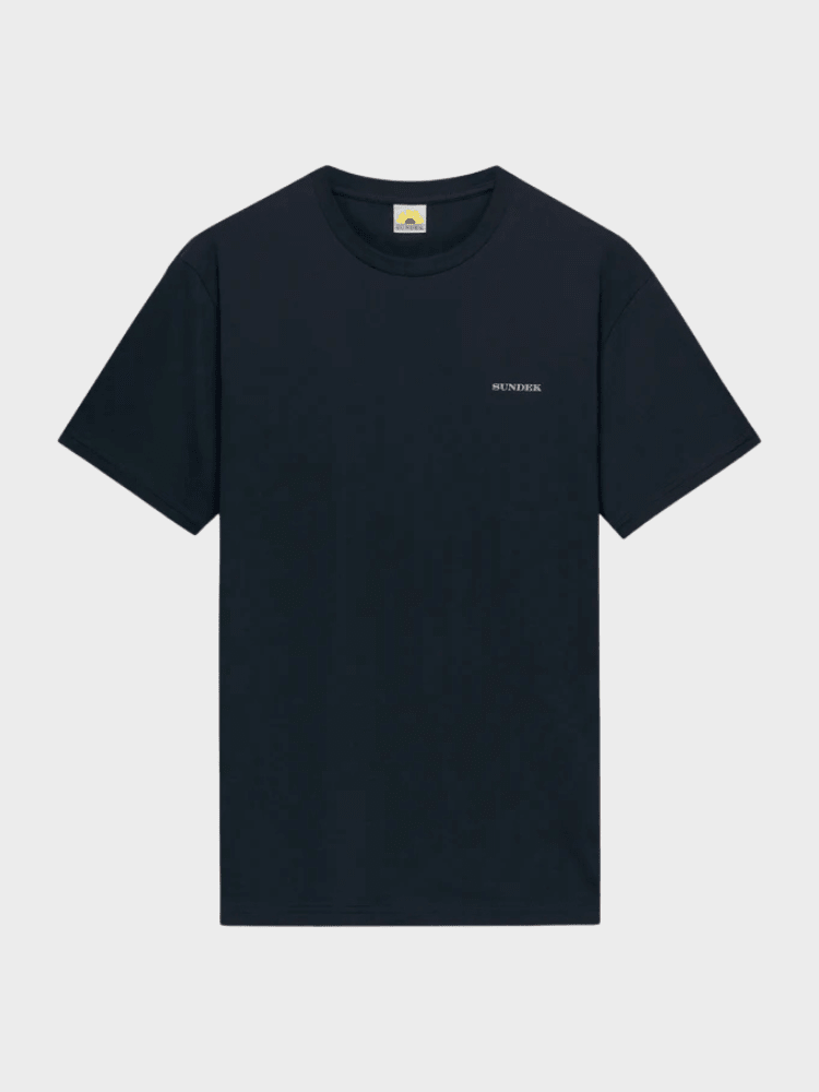 Follow The Sun Tshirt - Herre - Navy - Gumpel & Co