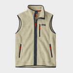 M's Retro Pile Vest - Herre - Pelican w/Smolder Blue - Gumpel & Co