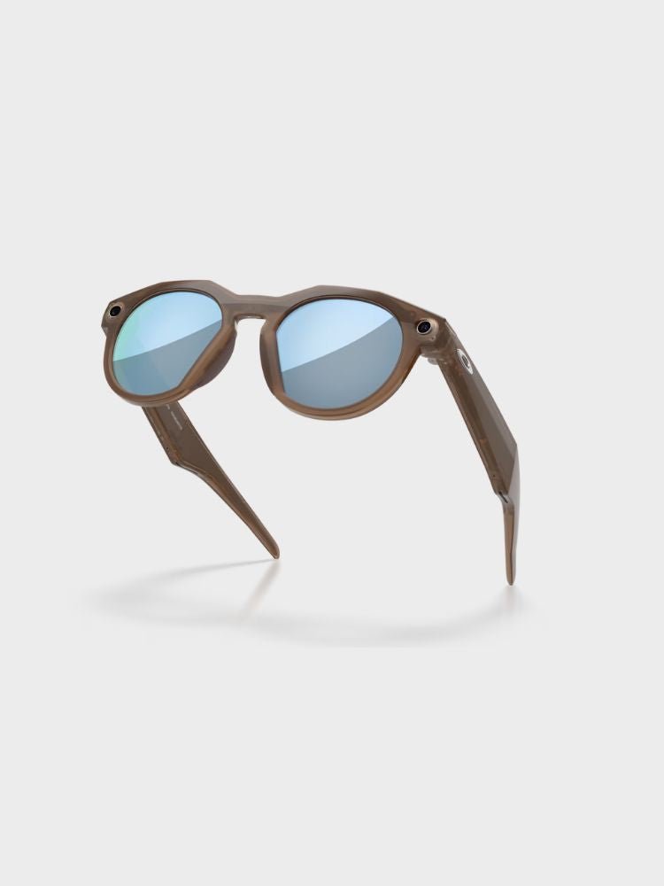 Oakley X Meta HSTN AI Solbrille - Brown Smoke / Prizm Deep Water Polerized