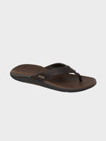Leather Offshore Klipklapper - Herre - Dark Brown