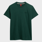 Organic Cotton Essential Logo T-shirt - Herre - Pitch Green Marl - Gumpel & Co