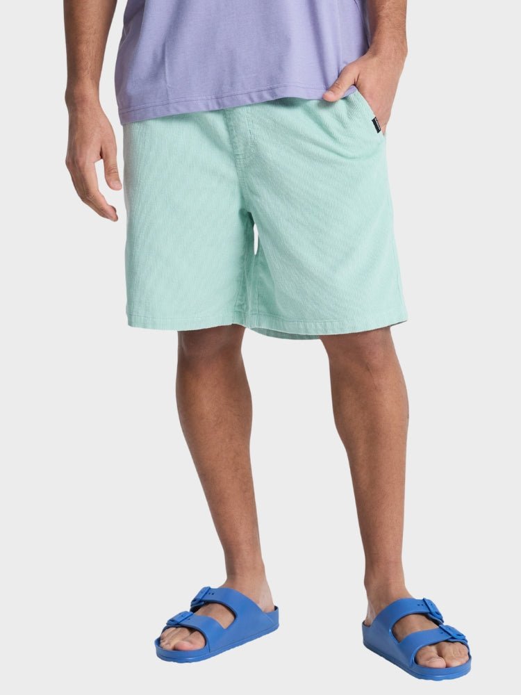 Quicksilver Taxer Cord Fløjls Shorts - Herre - Turquish