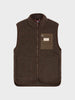 W Heroes Wool Fleece Vest - Dame - Cowboy