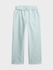 Cotton Stripe Elastic Bukser - Dame - Peppermint Chalk Stripe