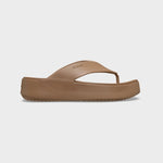 CROCS Getaway Platform Flip Crocs - Voksen - Milk Chocolate